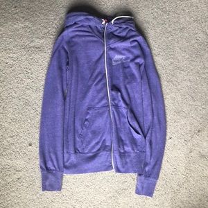 Nike zip up sweatshirt lavender size medium